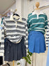 Pleated Wrap Skorts